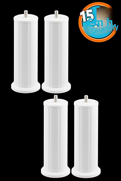 NZB (1 Piece) Furniture Base Tv Unit Heightening Leg Robot Vacuum Cleaner Compatible 15 cm White Plastic