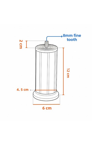NZB Furniture Base Tv Unit Heightening Foot Support Leg 1 Piece 12 cm White Plastic