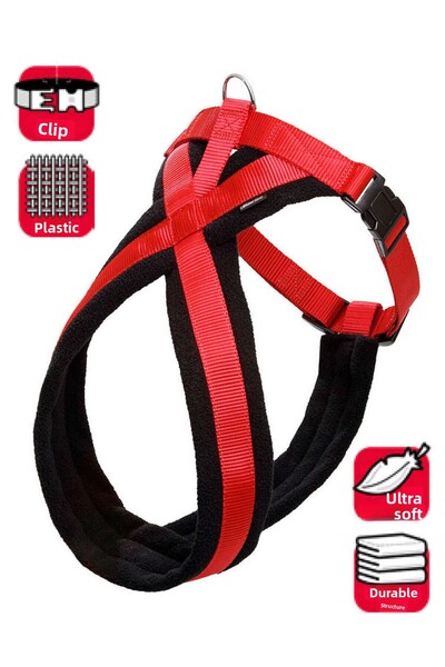 Karlie Sptrns Chest Harness Ymş. Gçl. (121424) 74-100cm Black-Red.