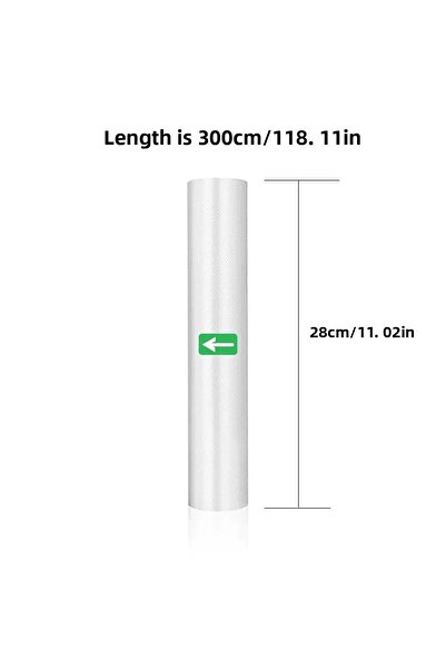 OIMG 28CM 1 roll Sous Vide Roll Bags For Vacuum Packing Machine Packaging Foo...