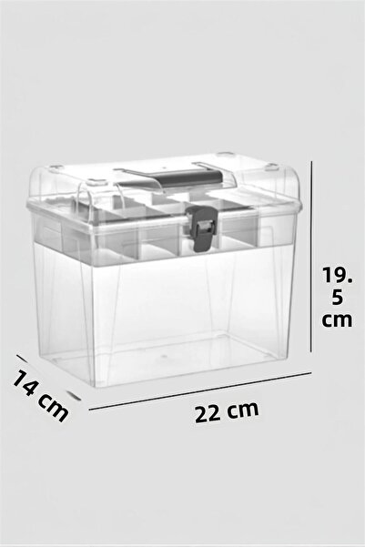 Bayev Hold 3008 Large Size Adjustable Compartment Plastic Multi-Purpose Sewing Hobby Makeup Jewelry Organizer Box