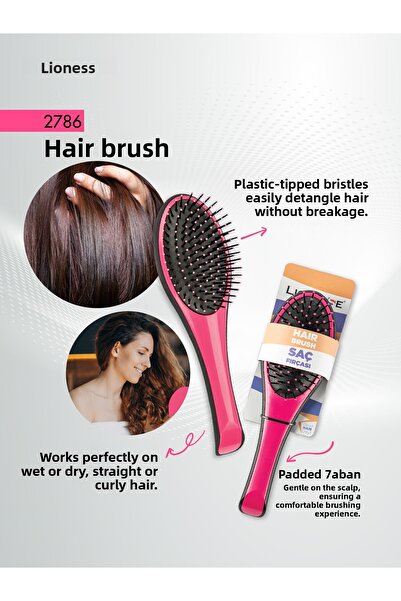 Lionesse Hair Lightening Hairbrush 2786 Pink