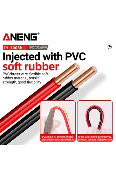 Choice Aneng pt1005b digital multimeter 1000v 10a universal needle tip probe test leads multi meter test...