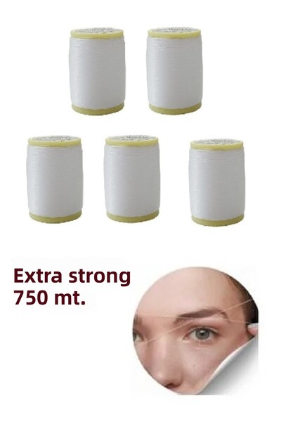 stonehill خيط نيفا لتصفيف الشعر وإزالة الشعر - 750 متر - أبيض