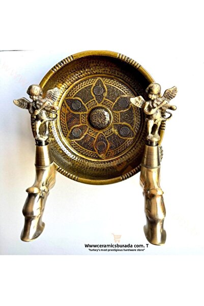 SB Turkish Bath Double Angel Ottoman Faucet with Stone Basin Antique