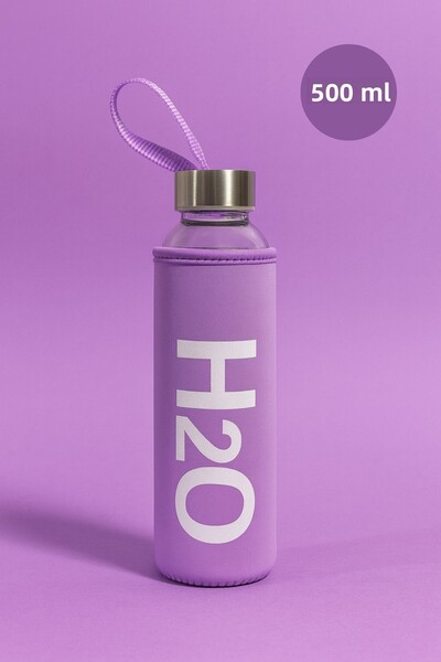 Fhilli Glass flask with cover 500 ml