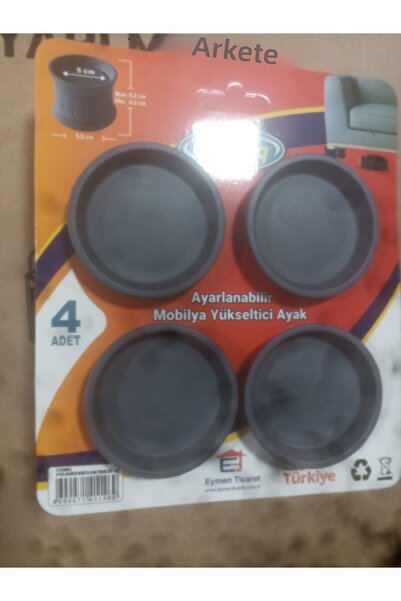 GenelTedarik Adjustable Leg Furniture Raiser Foot Height Adjustable