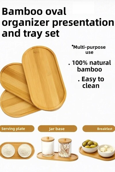 Single Bamboo Presentation Bowl Oil Pot Accessory