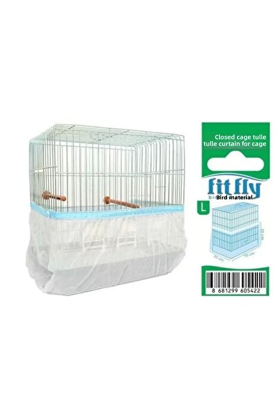 Fit Fly Luxury Tulle Closed Bird Cage - Large
