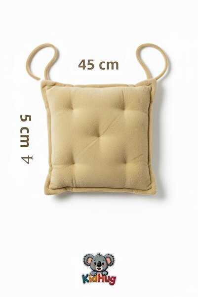 KidHug Soft Chair Cushion Stitched Premium Lace-Up Standard Throw Pillow 45X45 cm [1 Piece]