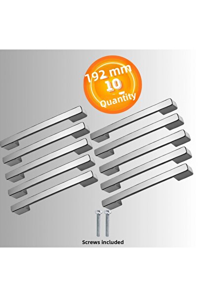 CAN METAL Mâner tip pod, mâner pentru sertar de dulap, mâner metalic 192 MM (...