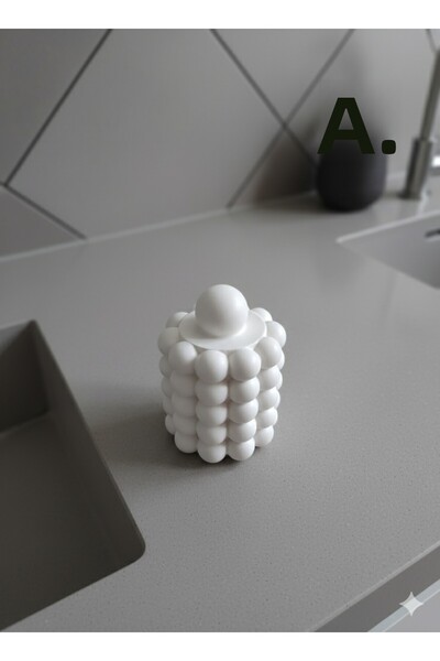 misefhome Honeycomb Model Decorative Minimal Storage Box with Lid