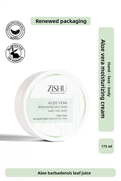 ZİSHU Aloe Vera Moisturizing Cream – Hand, Face and Body 175 ml