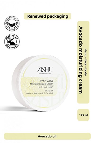 ZİSHU كريم الأفوكادو المرطب – لليدين والوجه والجسم - 175 مل