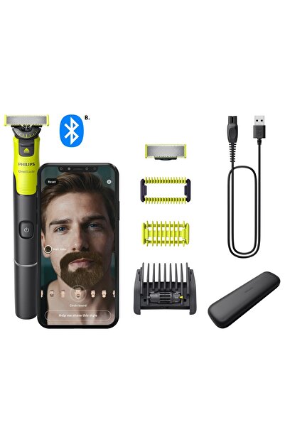 Philips Philips OneBlade 360 ​​​​QP4631/65 hybridní holicí strojek, zastřihovač a zastřihovač, nastavitelný hřeben 5 v 1