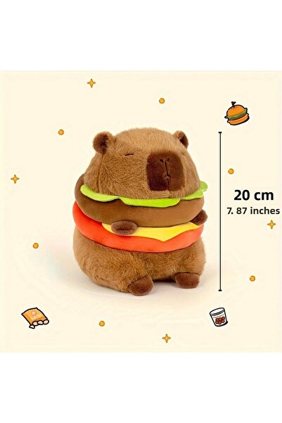 Choice دمية كابيبارا بيضاء مخملية بطول 23 سم، دمية أنمي كابيبارا ناعمة ورقيقة...