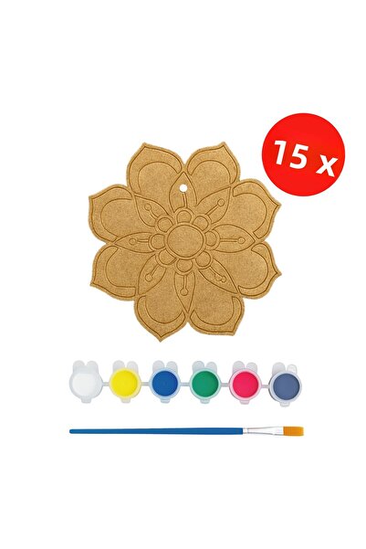 KİDOSE مجموعة تصميم الماندالا الخشبية - نشاط رسم الماندالا الجماعي - مجموعة م...