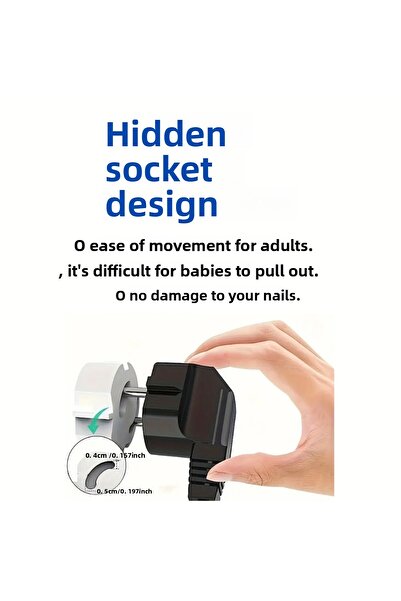 Abuy Socket Cover, Baby and Child Safety Protection Socket Cover, Socket Protector - 18 Pieces