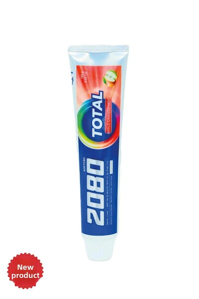 Dental Clinic معجون أسنان أيكيونغ 2080 توتال بنكهة التفاح والبرتقال والنعناع ...