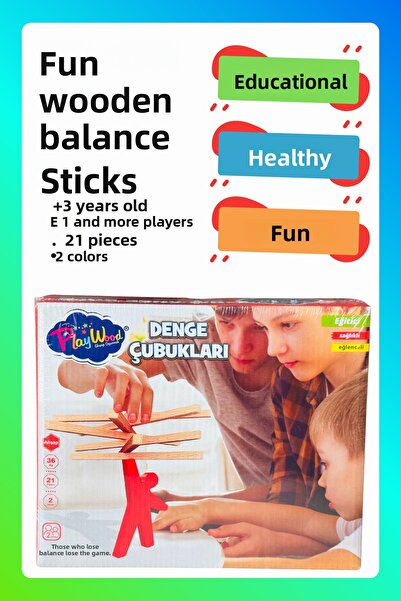 PlayWoods Wooden Balance Bars