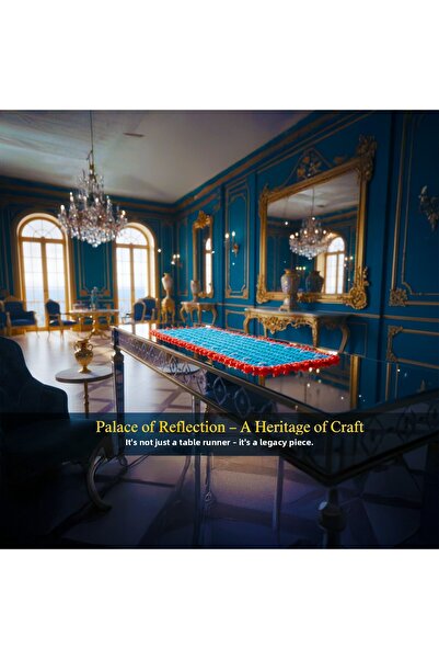 SEVSENKA Coralia (Koralya) Handcrafted Console Runner – Bring Table Elegance!