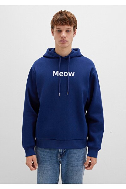 Mavi Суичър с качулка с щампа Miav 0s10001-70722