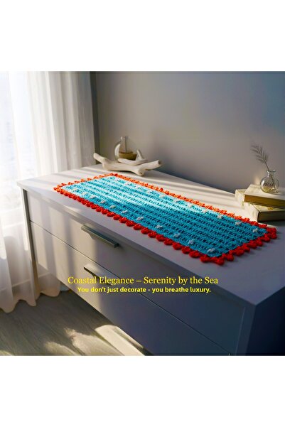 SEVSENKA Coralia (Koralya) Handcrafted Console Runner – Bring Table Elegance!