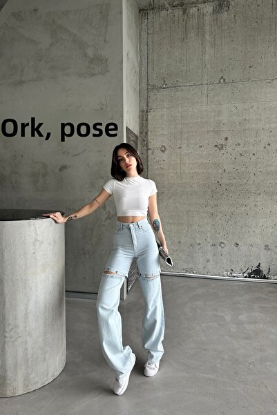 XRAY JEANS Γυναικείο ψηλόμεσο σορτς JeansVibe που μπορεί να κουμπώσει με φαρδ...