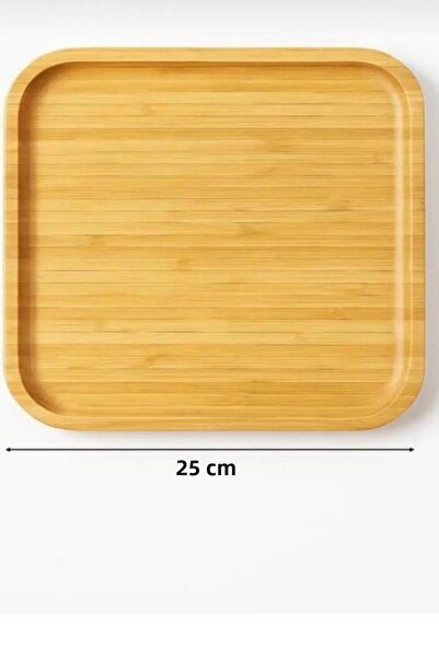 Janset Bamboo 6 Pieces Square Serving Plate