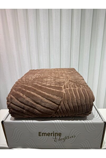 Merinos Elegant Embossed Brown Single Person