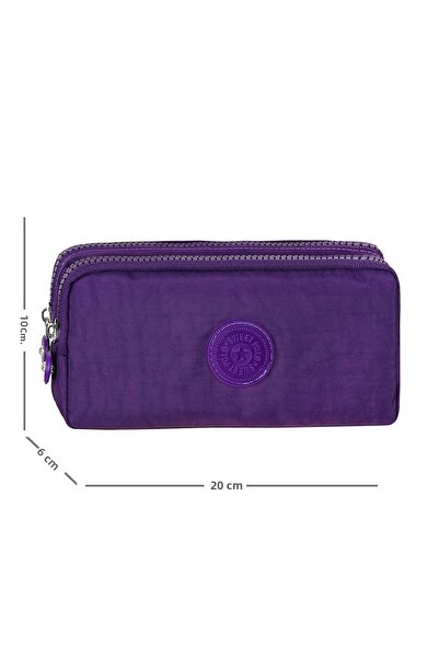 Waddell Geantă pentru stilouri unisex cu două compartimente, din material Cri...