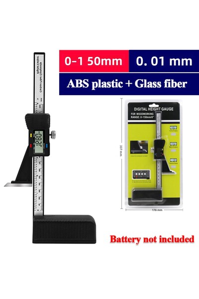 Choice LCD Digital Height Gauge Electronic Digital Height Gauge Vernier Caliper Ruler 0-150mm Wood Table...