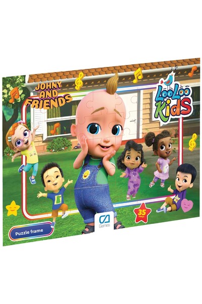 CA Games Loolooki̇ds Frame Puzzle -35 Pieces (Mixed Patterns Will Be Sent.)