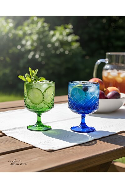 AKDEN STORE Magnolia Ice Cream Bowl, Dessert Bowl & Coffee Side Water Glass