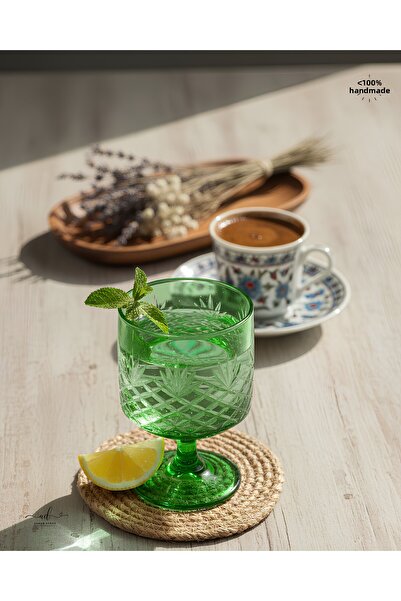 AKDEN STORE Magnolia Ice Cream Bowl, Dessert Bowl & Coffee Side Water Glass