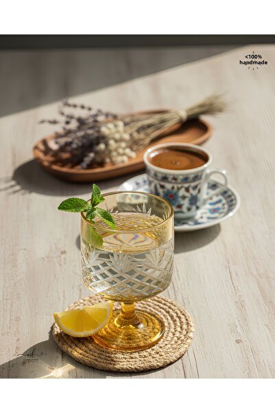 AKDEN STORE Magnolia Ice Cream Bowl, Dessert Bowl & Coffee Side Water Glass