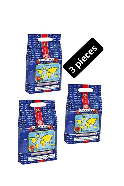 çaymekani Cihan Tea 3 Pieces 400 Gr 1.2 kg Bergamot Flavored Bulk Black Ceylo...