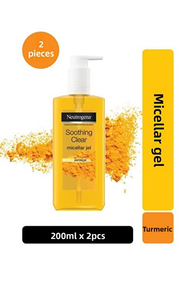 Neutrogena جل ميسيلار مهدئ وشفاف 200 مل × 2