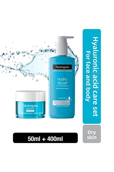 Neutrogena كريم جل هيدرو بوست ولوشن للجسم - 50 مل + 400 مل