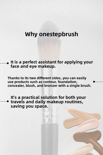 Missha Double-Sided Makeup Brush Onestep Brush