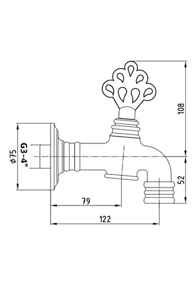 Eca Ottoman Kurna Musluğu Lacquer, 102209223