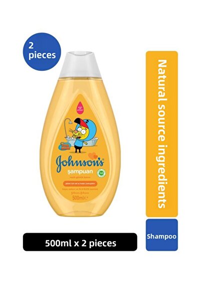Johnson's شامبو كرال شاكر الذهبي 500 مل × 2 قطعة