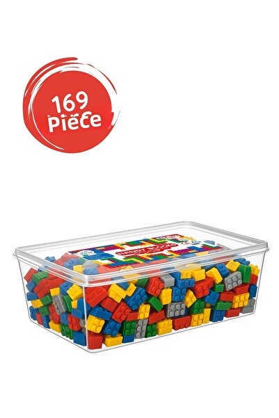 Nandy Home Educational Building Blocks with Tutorial Box 169 Pieces – Block Set for Developing Problem-Solving and Creativity