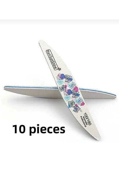 Gold Beauty 10 قطع من مبارد الورق الاحترافية ذات الوجهين 100/180