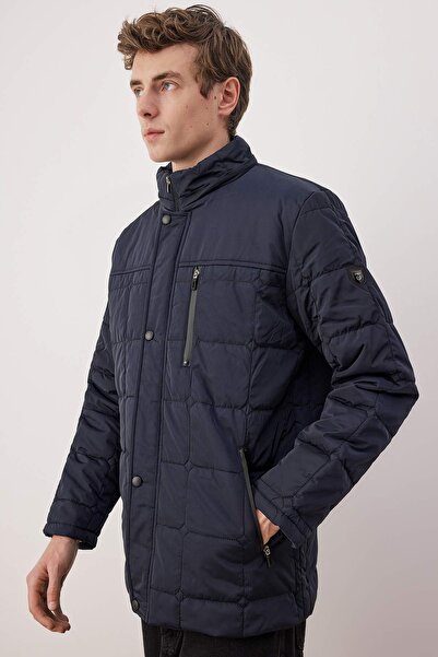 Trendyol Collection Синій Regular Чоловічий Пальто TMNAW26MO00029