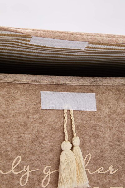 TRENDYOLMİLLA HOME Multi-Purpose Felt Lid Mini Box Organizer/In-Cabinet Organizer Tphaw26Di00000