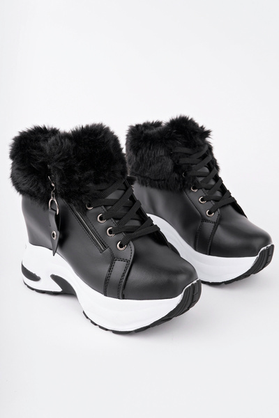 Madam Tarz DNR-432 Kürklü Gizli Topuk Bot