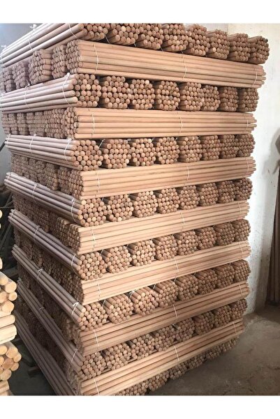 MERT AMBALAJ VE TEMİZLİK MALZEMELERİ MERT AMBALAJ AHŞAP ÇAM FIRÇA CEKPAS SAPI 120cm