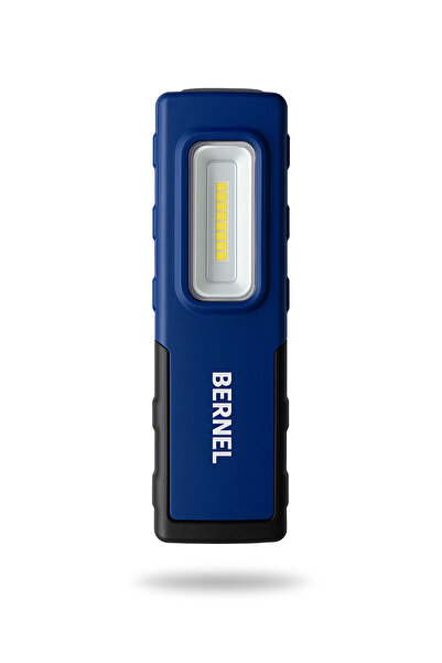 BERNEL Şarjlı Led Fener Led Lamba El Feneri Mıknatıslı Askı Aparatlı 400 Lümen