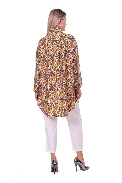 Invee Floral Patterned Shirt 7155 Sari